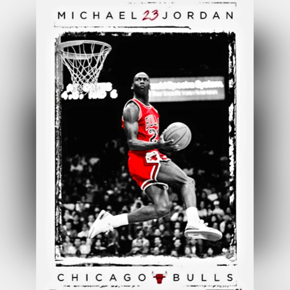 New! Michael Jordan Chicago Bulls - Dunk XL Poster!